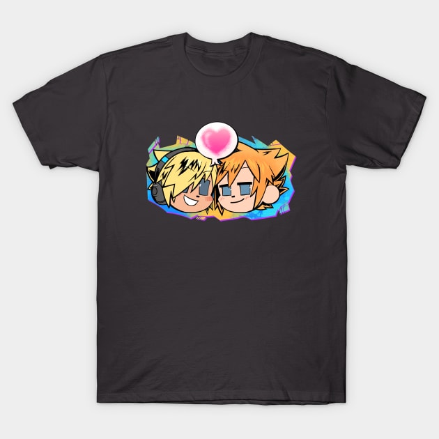 NEO NekuBeat Chibis T-Shirt by VenaCoeurva